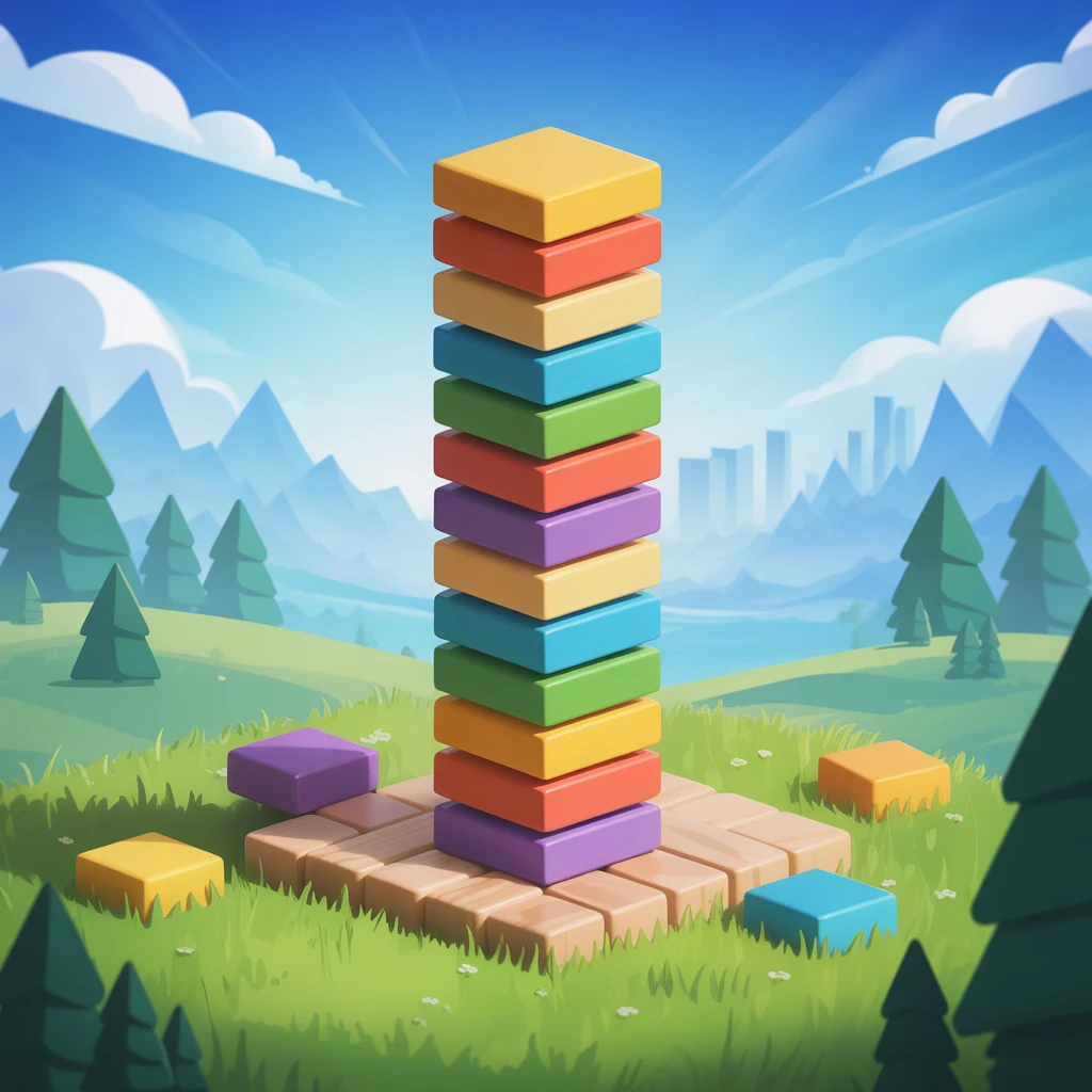 Cover image of Leap and Stack: Free Online Tower Building Challenge!