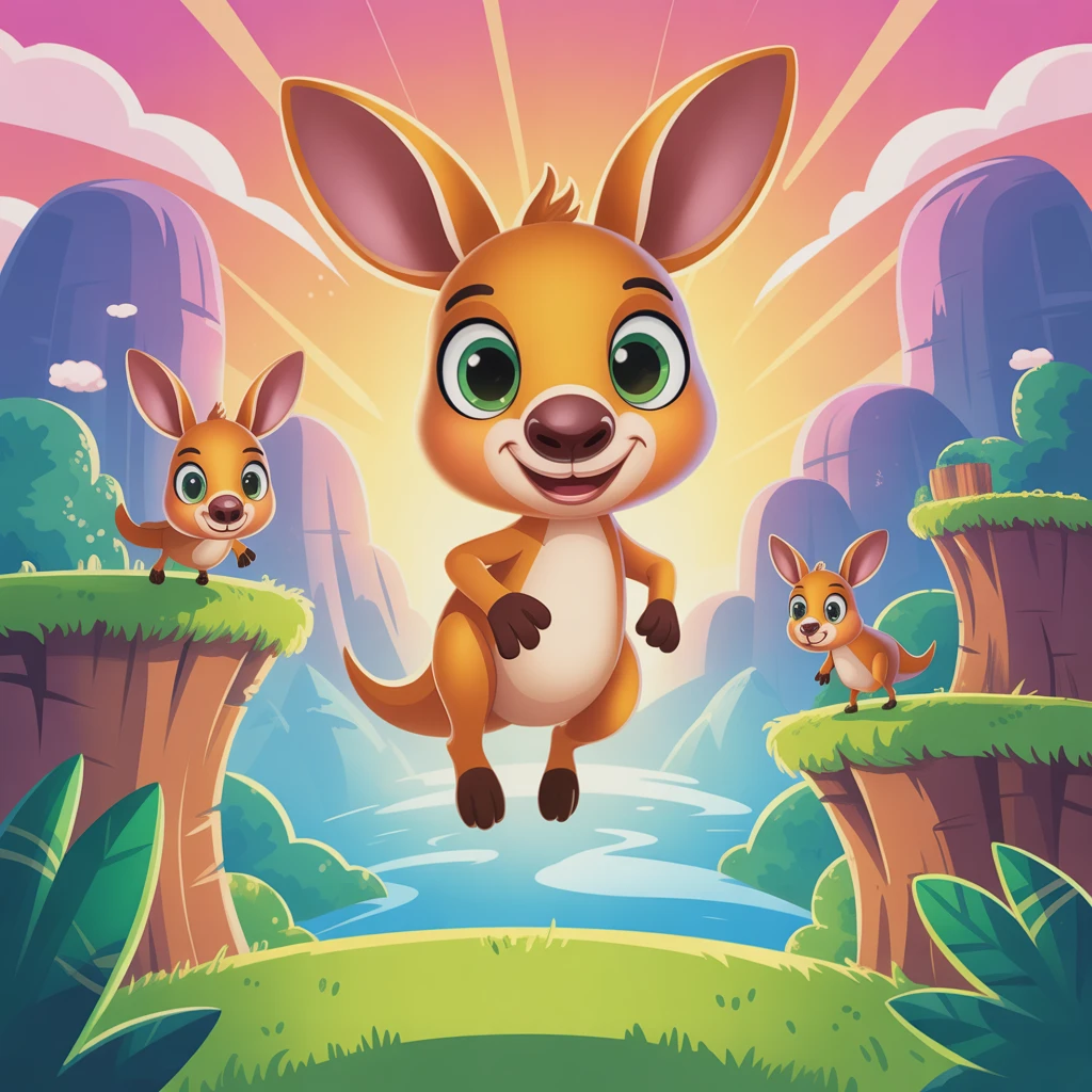 Cover image of Leaping Adventure: The Free Online Kangaroo Game