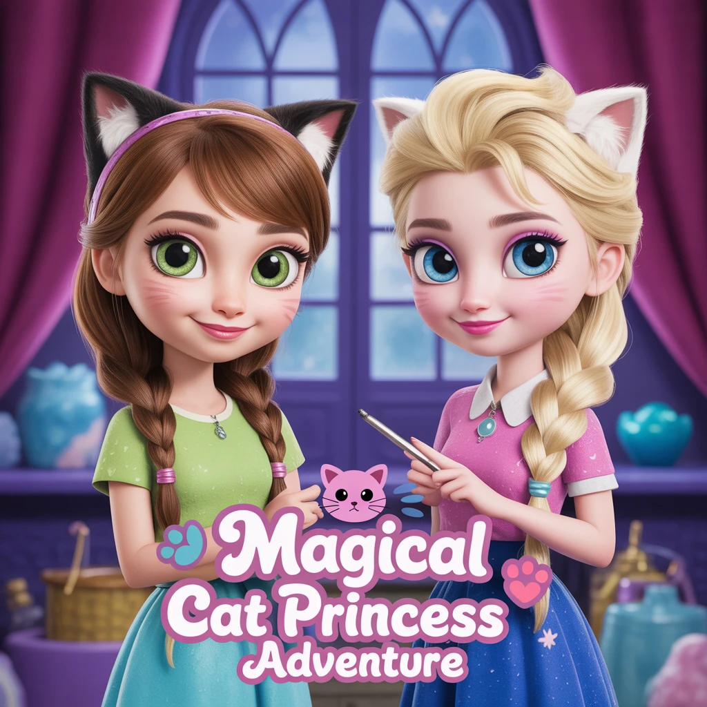 Cover image of Magical Cat Princess Adventure - Play Free Online Game