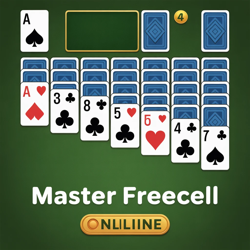 Cover image of Master Freecell Solitaire Online: Play the Classic Card Game for Free