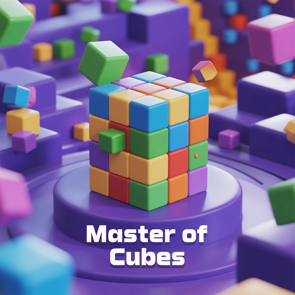 Cover image of Master of Cubes: Conquer the 3D Challenge in This Free Online Game