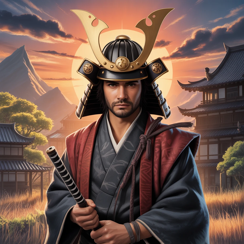 Cover image of Master the Ancient Samurai Puzzle: A Free Online Jigsaw Game