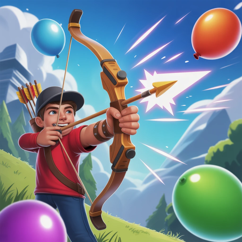 Cover image of Master the Art of Archery in this Exciting Balloon Shooter Online Game