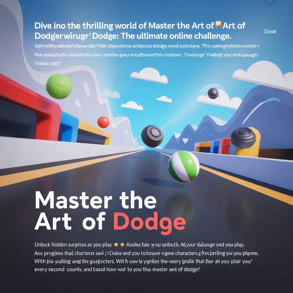 Cover image of Master the Art of Dodge: The Ultimate Online Challenge