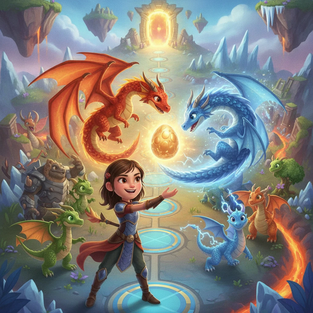 Cover image of Master the Art of Dragon Merging in 3D - Play This Free Online Game!