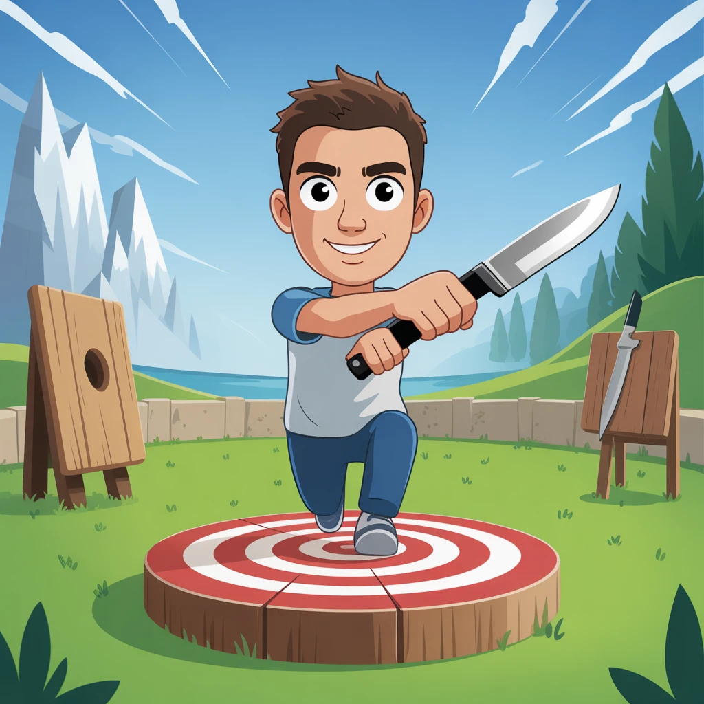 Cover image of Master the Art of Knife Throwing in This Free Online Game!