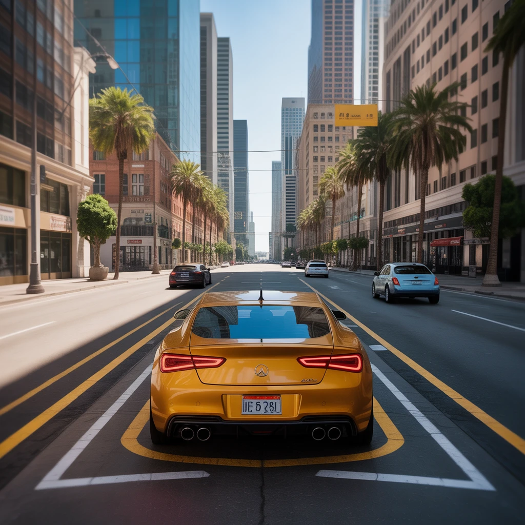 Cover image of Master the Art of LA Car Parking - Free Online Driving Challenge