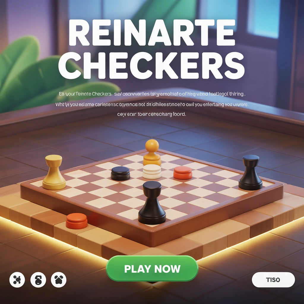 Cover image of Master the Art of Strategy in Reinarte Checkers - Free Online Game