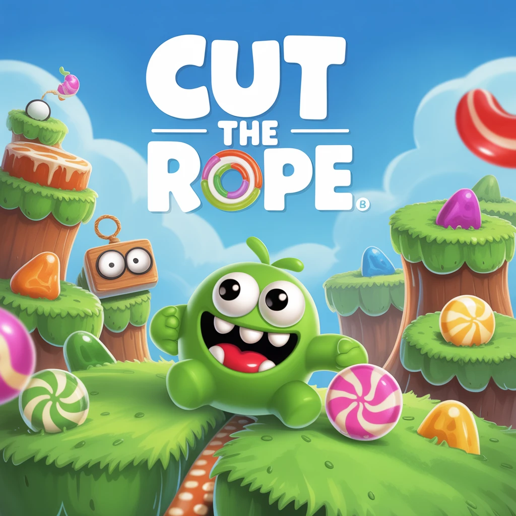 Cover image of Master the Candy Challenge: Play Cut The Rope Online for Free