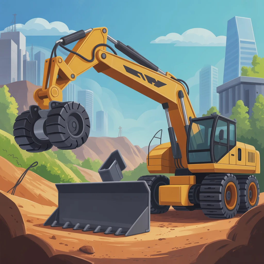 Cover image of Master the Challenge: Heavy Machinery Jigsaw Adventure - Free Online Puzzle Game