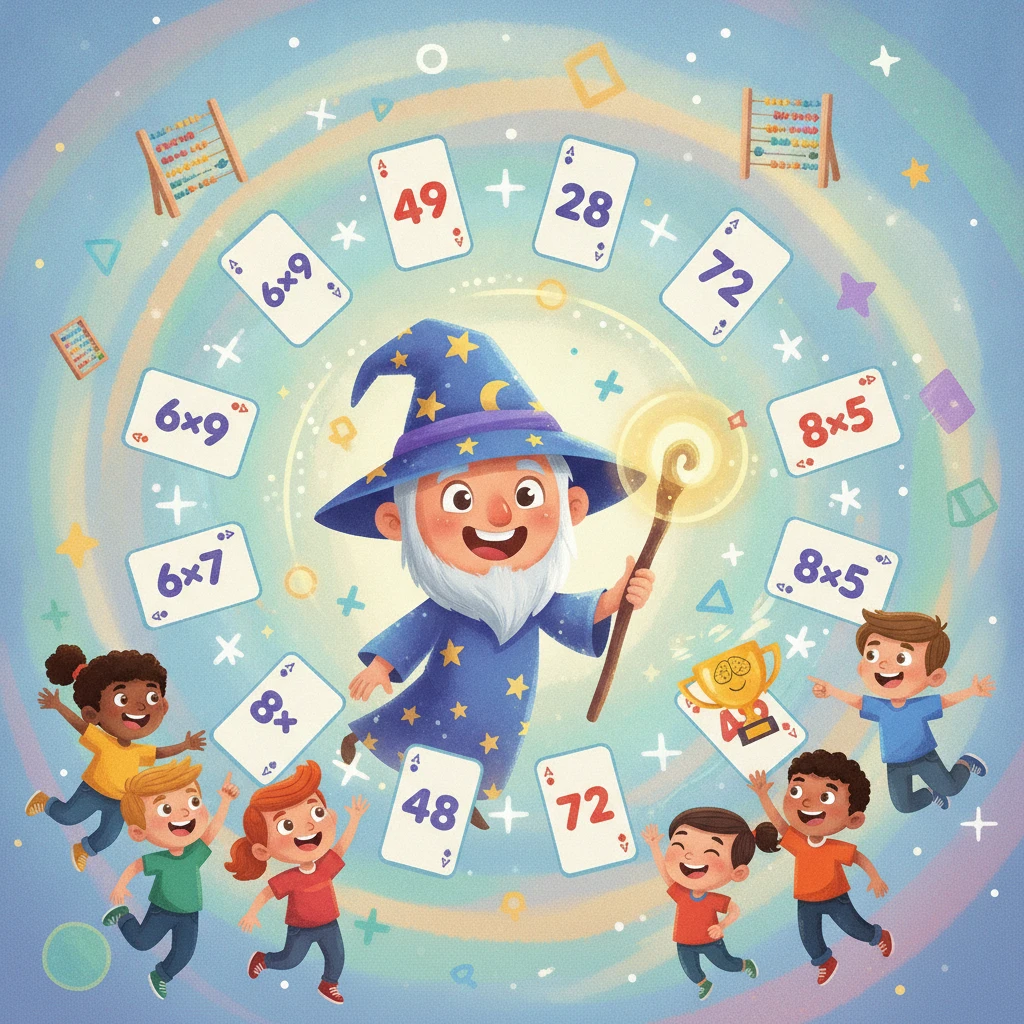 Cover image of Master the Math Challenge: Fun Online Card Game
