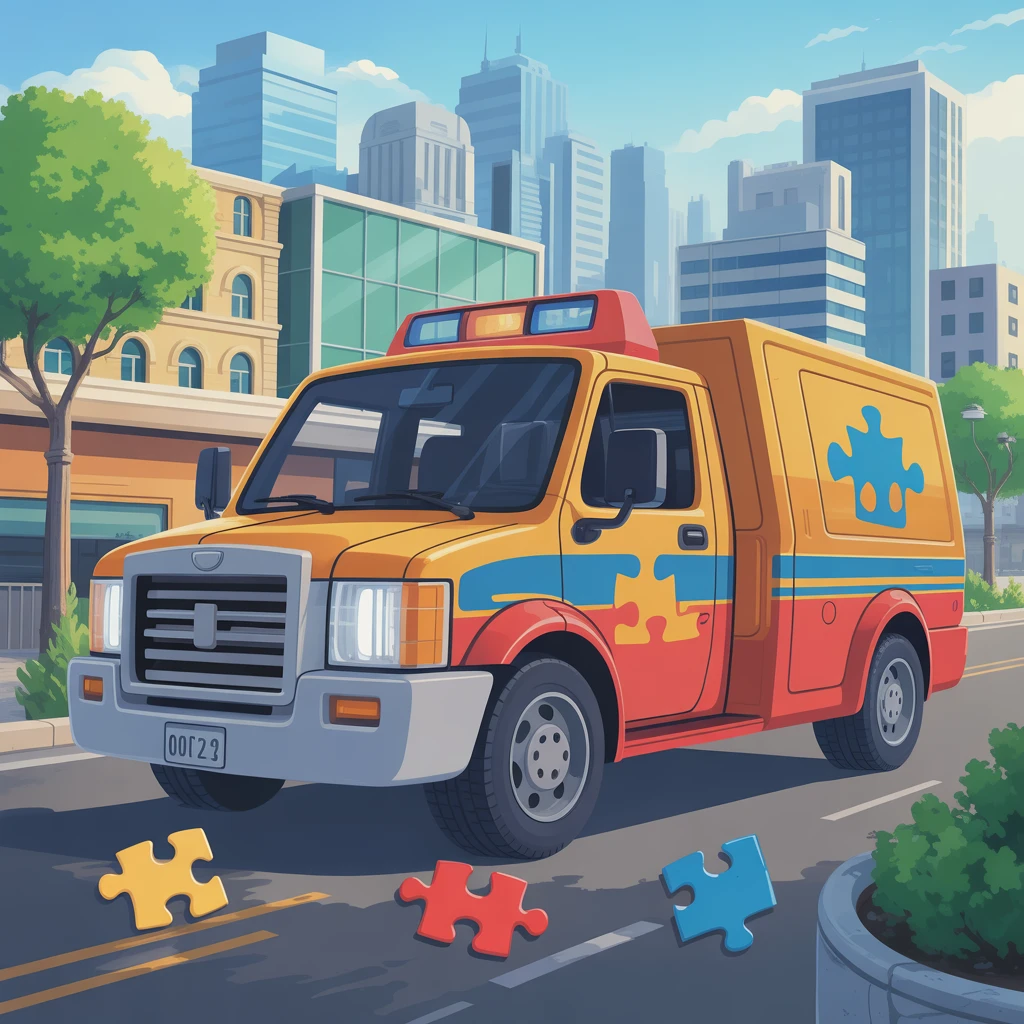 Cover image of Master the Puzzle: City Duty Vehicles Jigsaw Challenge - Free Online Game