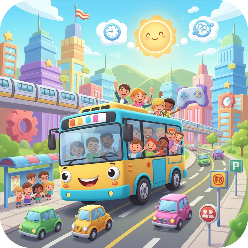 Cover image of Master the Roads: Free Online Public Transport Bus Simulator