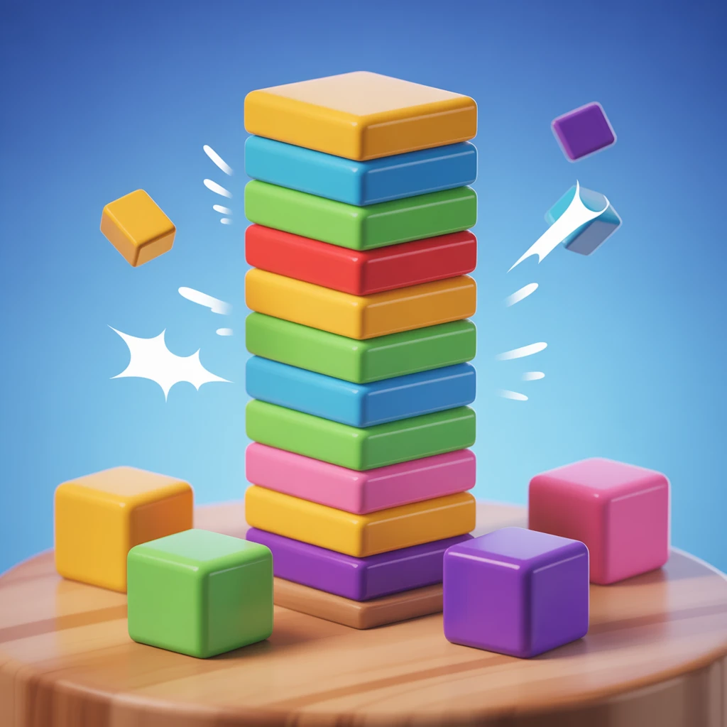 Cover image of Master the Stack: Build Your Tower in this Free Online Game!