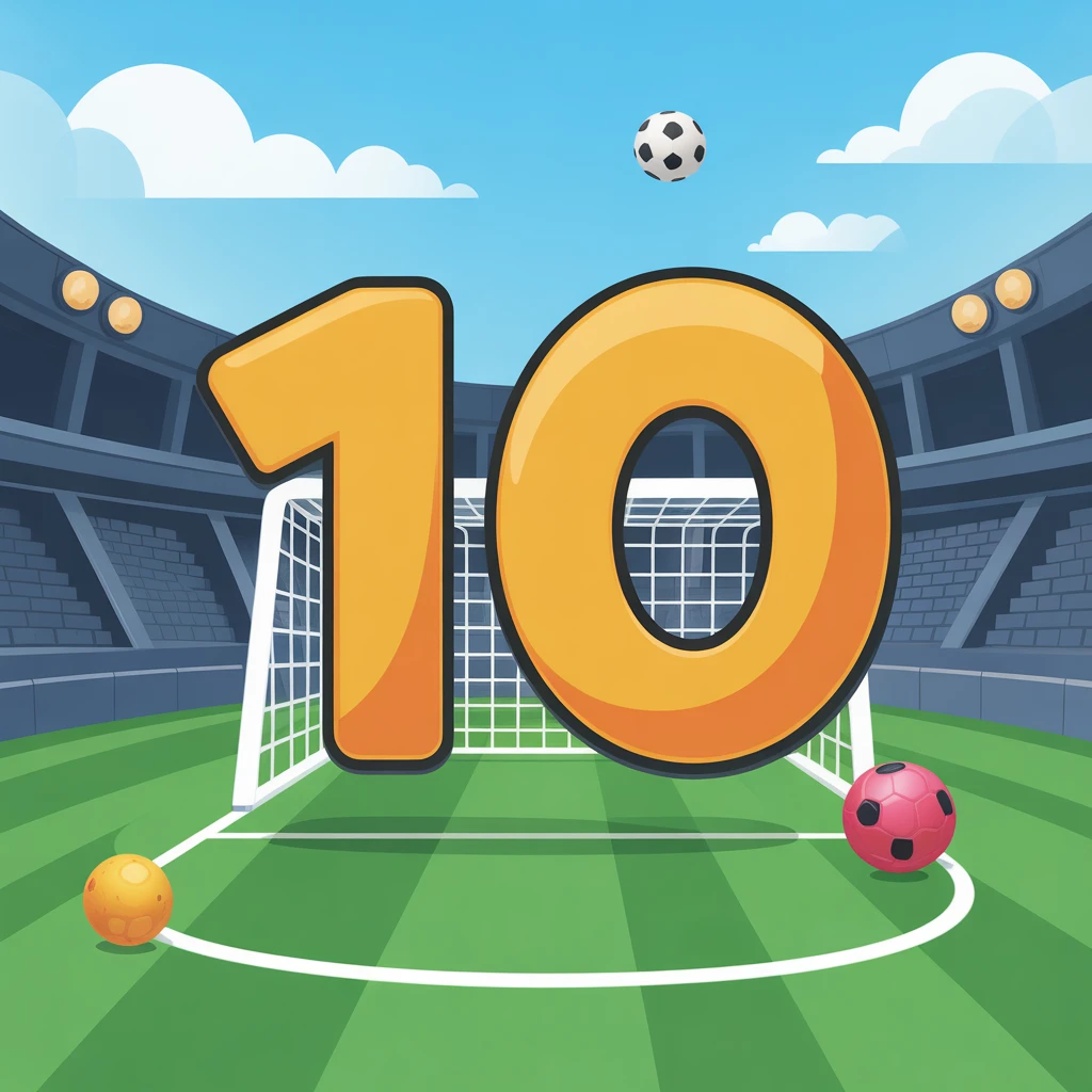Cover image of Master the Ultimate Challenge: Score 10 Goals in This Free Online Game!