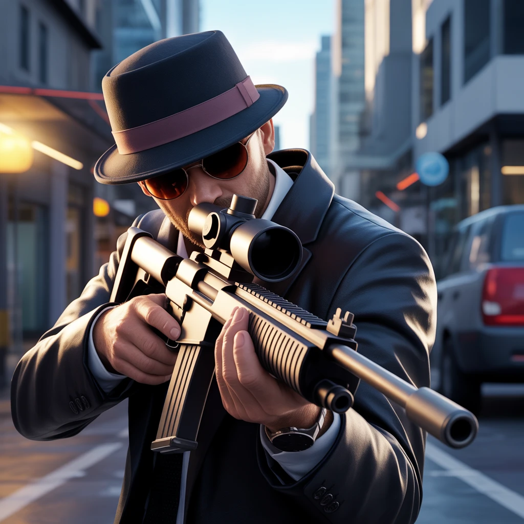 Cover image of Master the Urban Underworld: Mafia Sniper Shooter Game