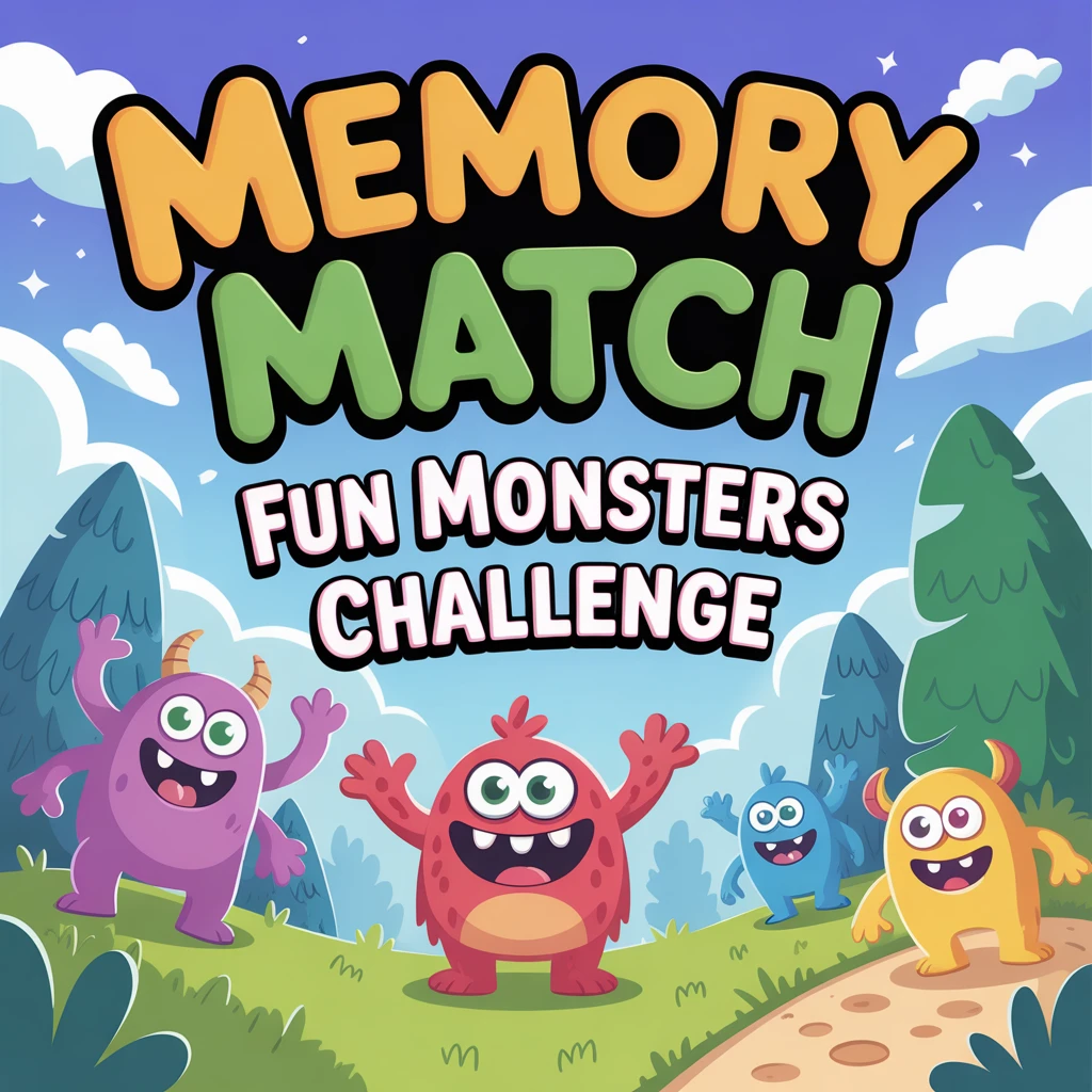 Cover image of Memory Match: Fun Monsters Challenge - Play Free Online Game!
