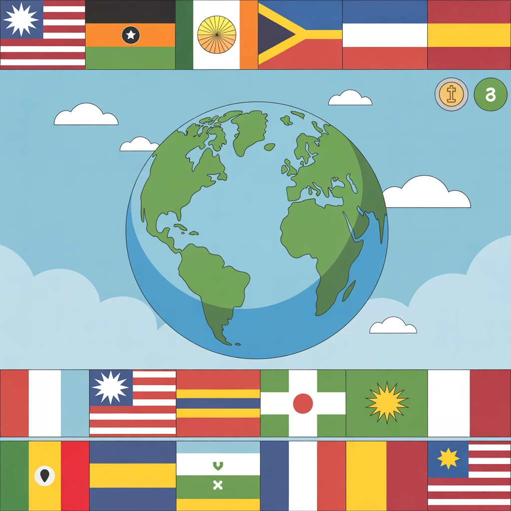 Cover image of Merge Flags: The Ultimate Online Puzzle Challenge