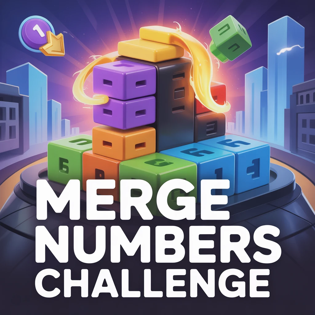 Cover image of Merge Numbers Challenge: Play This Exciting Free Online Browser Game!