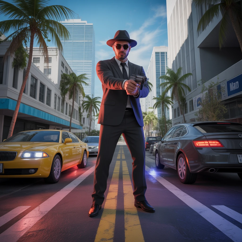Cover image of Miami City Underworld: Free Crime Simulator and Mafia Showdown