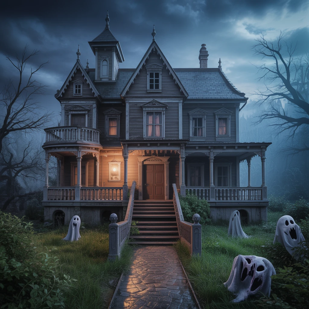 Cover image of Mystery of the Haunted House: Find the Hidden Ghosts Online