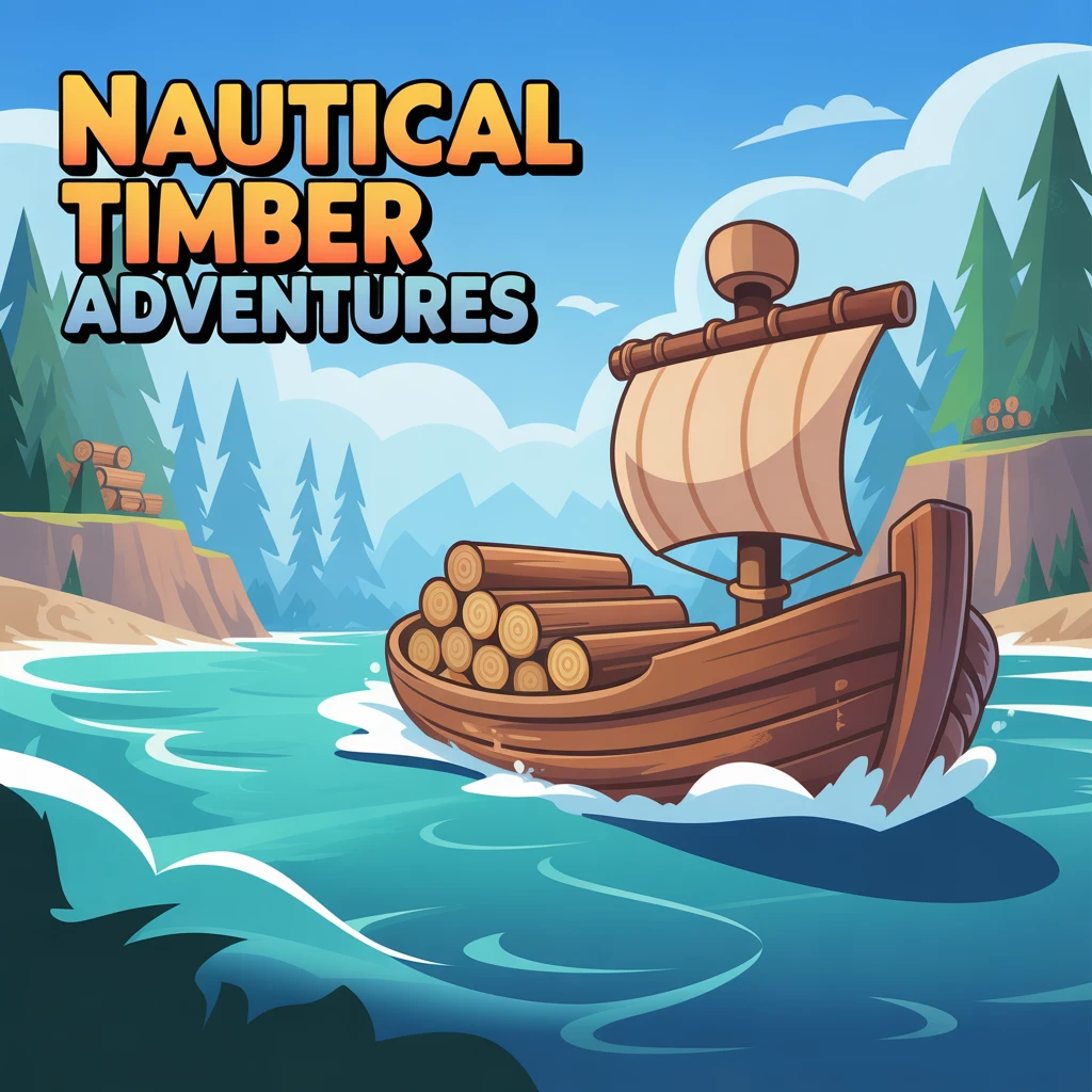 Cover image of Nautical Timber Adventures: Free Online Logging Challenge
