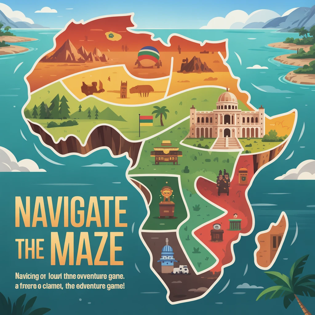 Cover image of Navigate the Maze: A Free Online Adventure Game