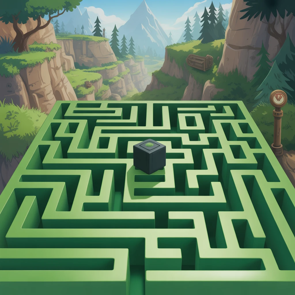 Cover image of Navigate the Wild Maze: Free Online Adventure Game