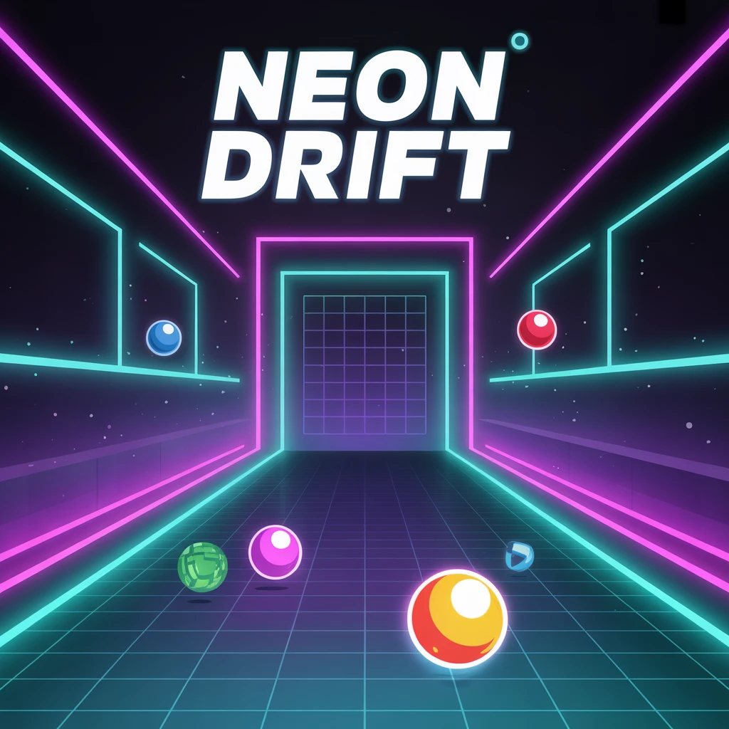 Cover image of Neon Drift: Free Online Breakout Adventure