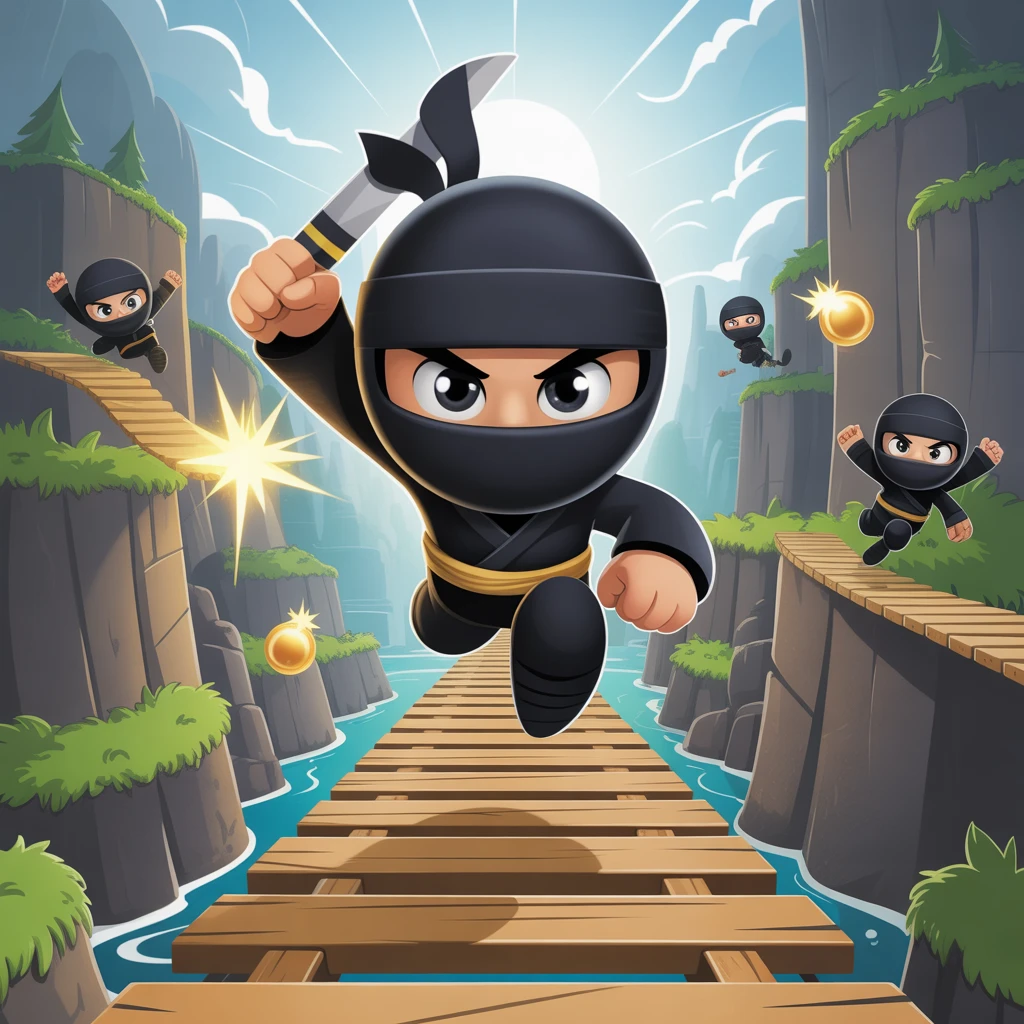 Cover image of Ninja Dash: Free Online Adventure Game
