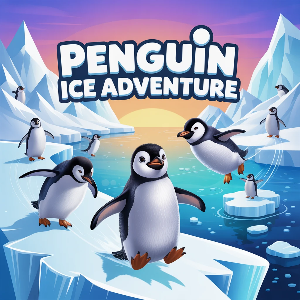 Cover image of Penguin Ice Adventure: Dive into This Free Online Browser Game!