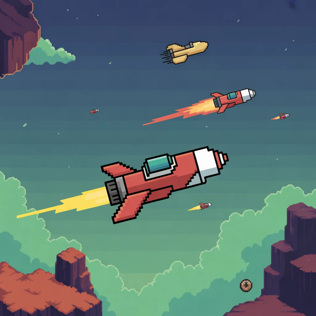 Cover image of Pixel Adventure: Soar Through the Skies in This Free Online Game