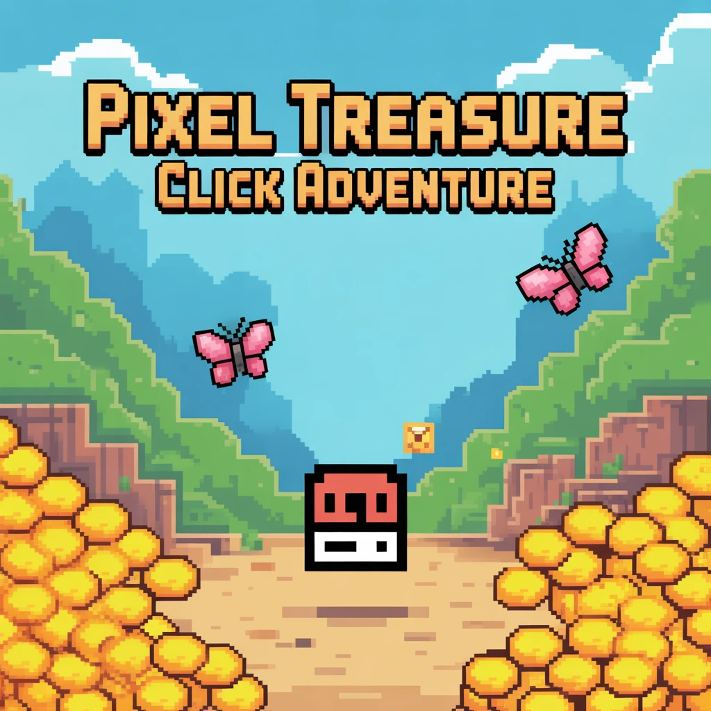 Cover image of Pixel Treasure Click Adventure - Free Online Browser Game