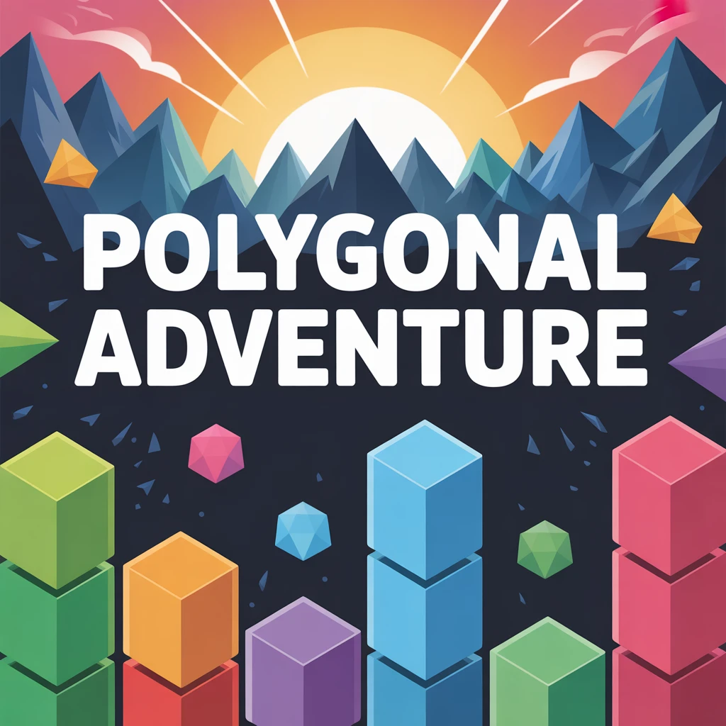 Cover image of Polygonal Adventure: Shape Your Way to Victory in This Free Online Game!