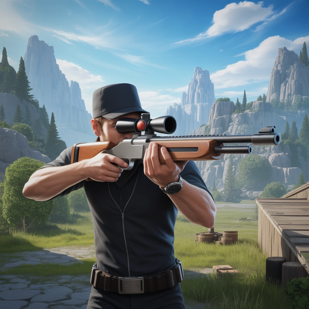 Cover image of Precision Marksman: Free 3D Target Shooting Online Game