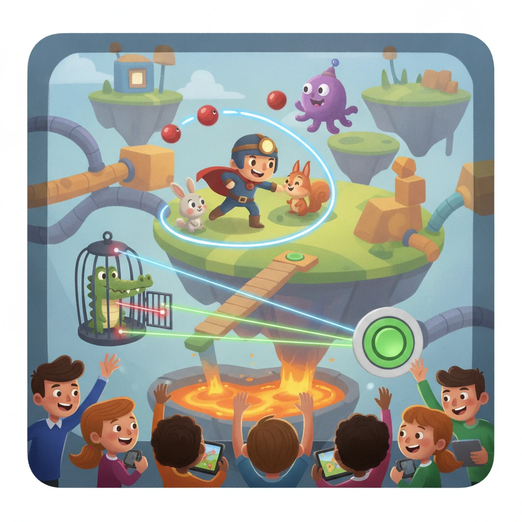 Cover image of Rescue Quest: An Exciting Online Adventure