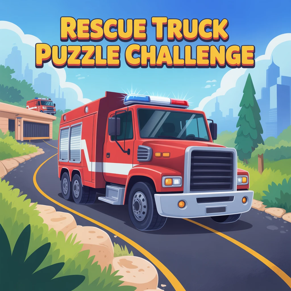 Cover image of Rescue Truck Puzzle Challenge: Play the Free Online Match 3 Game!