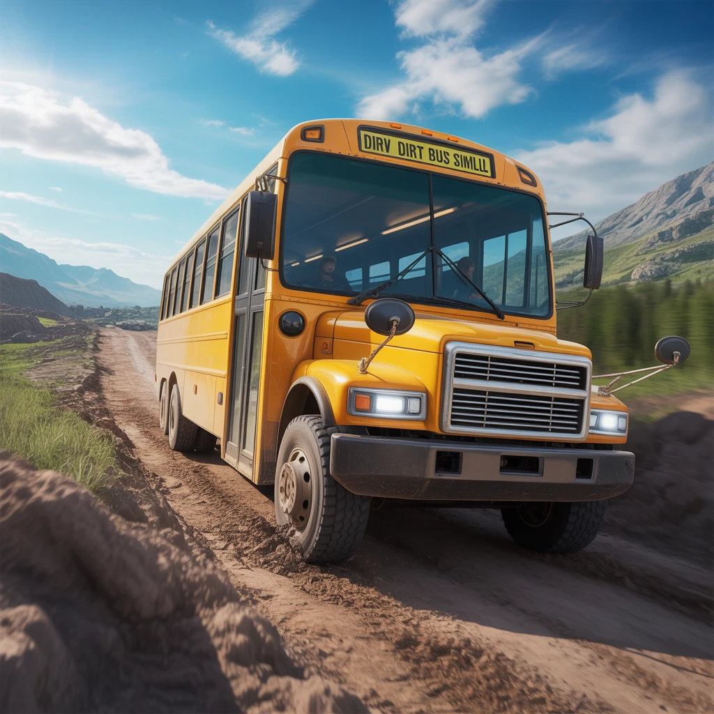 Cover image of Rev up Your Adventure with the Ultimate Free Online Dirt Bus Simulator!