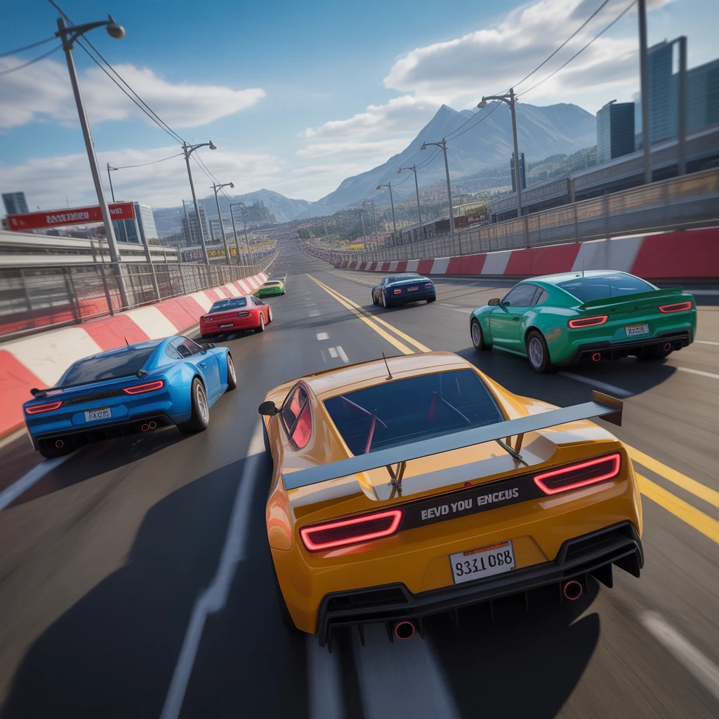 Cover image of Rev Up Your Engines: Thrilling 3D Car Racing Experience Online