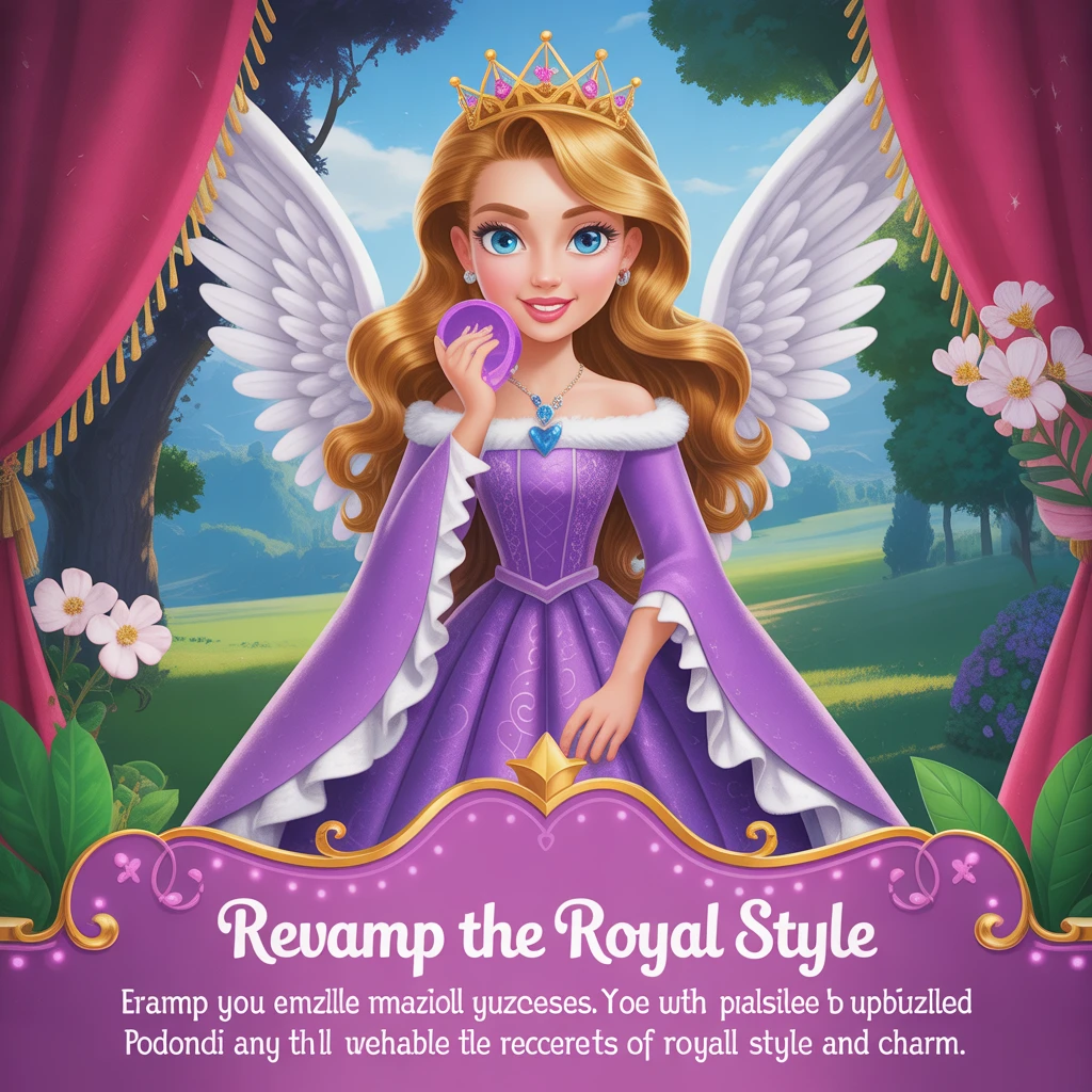 Cover image of Revamp the Royal Style: Free Online Game with Princesses and Angels
