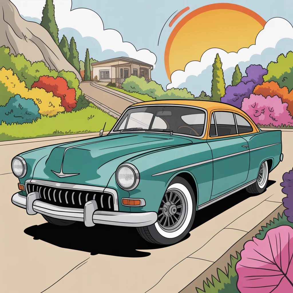 Cover image of Revive Classic Cars with this Fun Online Coloring Game!