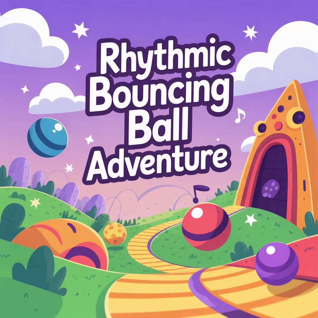 Cover image of Rhythmic Bouncing Ball Adventure: Play Free Online!