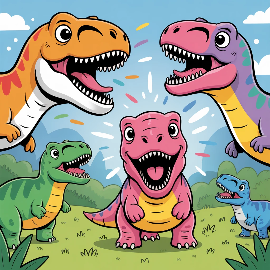Cover image of Roar and Color: Free Online BTS Dinosaur Art Adventure