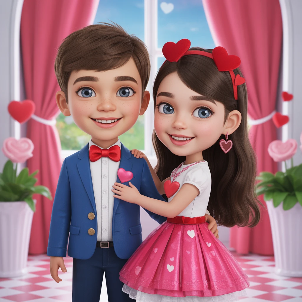 Cover image of Romantic Adventure: Valentine's Day Couple Online Game