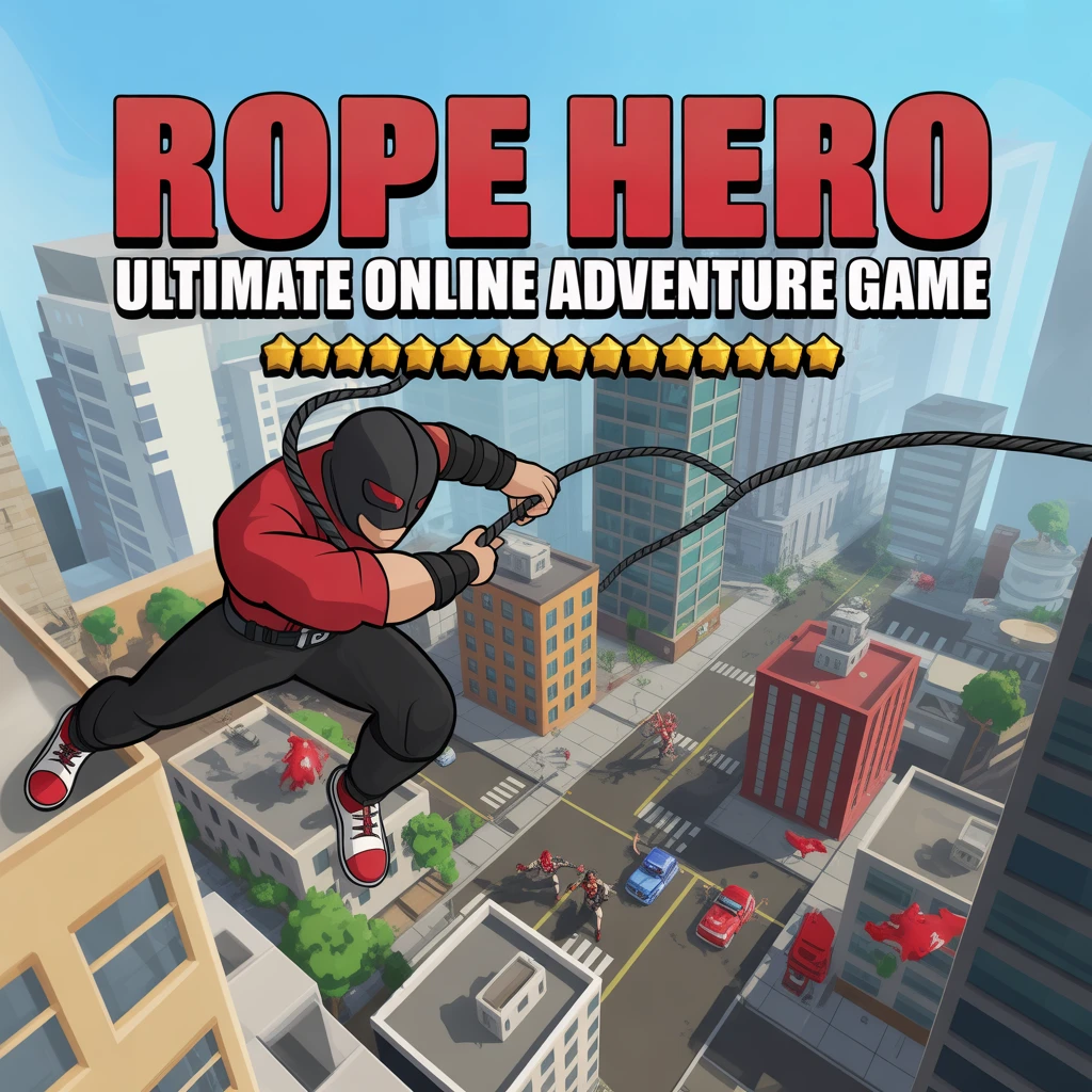 Cover image of Rope Hero: Ultimate Online Adventure Game