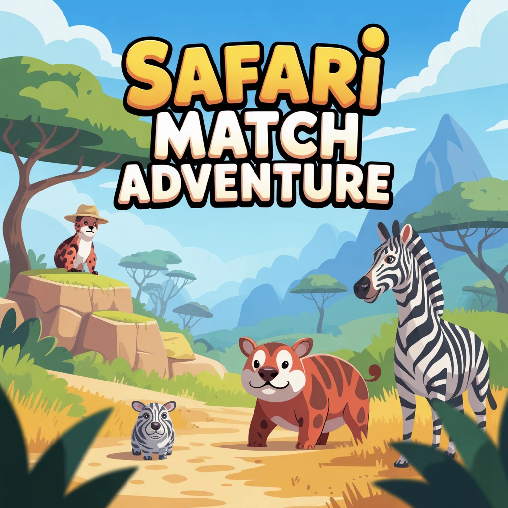 Cover image of Safari Match Adventure: Play the Best Free Online Puzzle Game