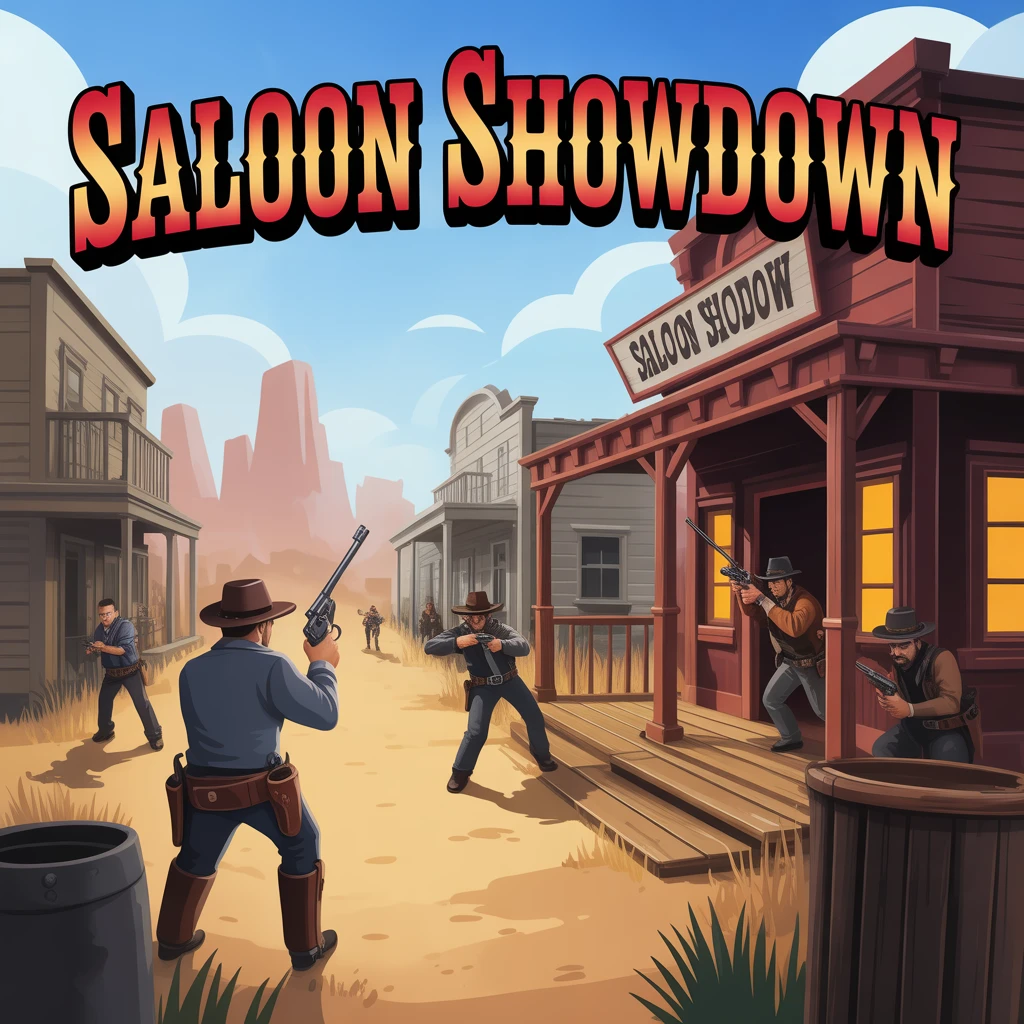 Cover image of Saloon Showdown: Epic Free Online Gunfight Game