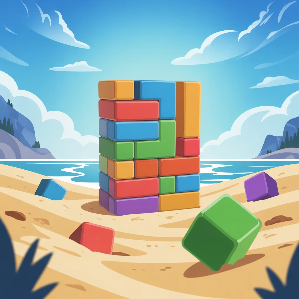 Cover image of Sandy Adventure: Blast Your Way to Victory in This Free Online Game!