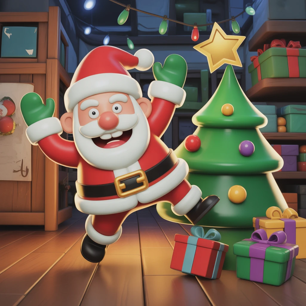 Cover image of Santa's Epic Battle Against the Undead: Free Online Game