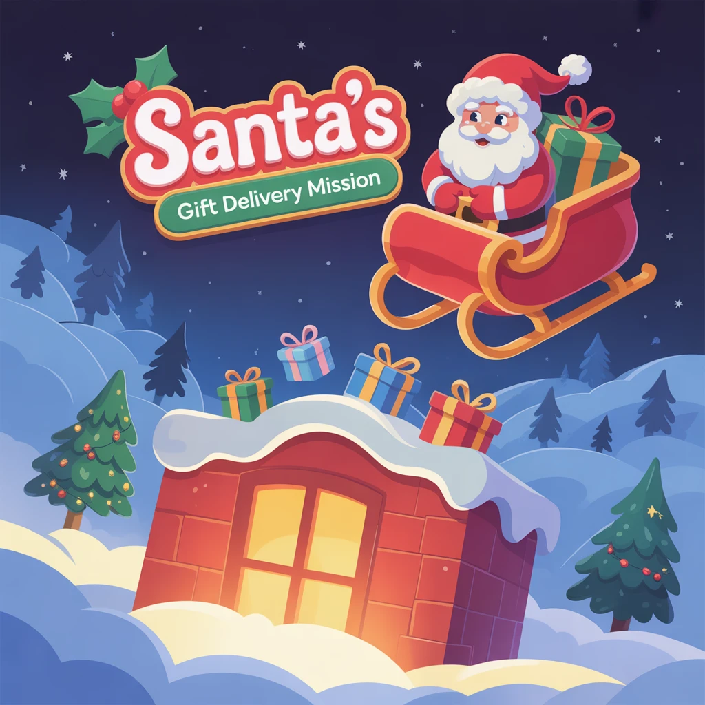 Cover image of Santa's Gift Delivery Mission: Play This Free Online Adventure!